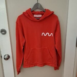 Madhappy Merch Inside Out Red Hoodie with White Logo_1